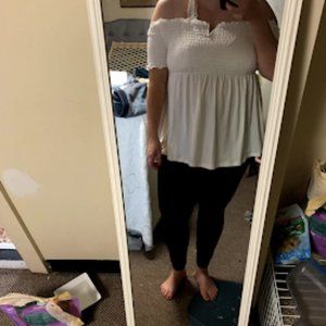 Baby Doll Off The Shoulder Top